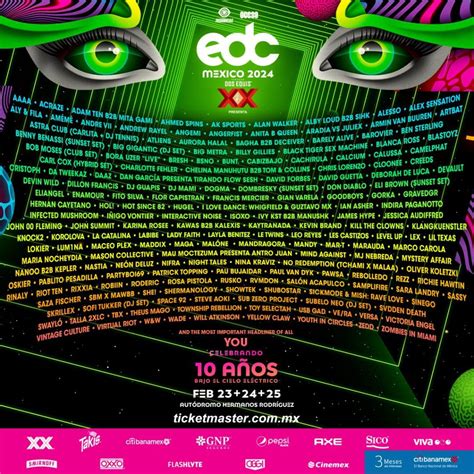 edc mexico 2024|edc 2024 lineup.